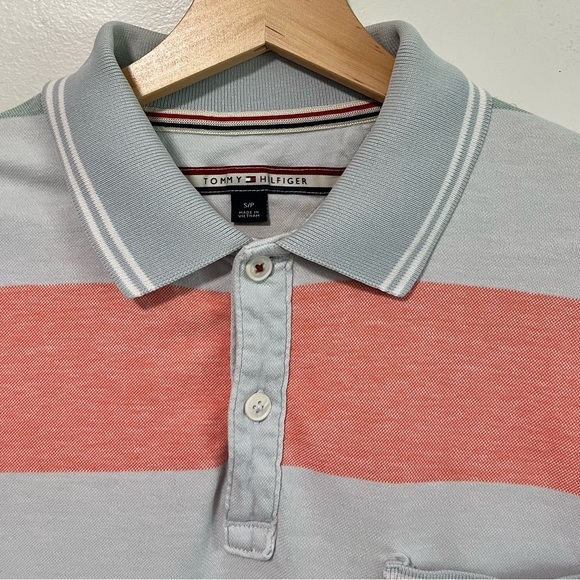 Tommy Hilfiger Men’s Striped Polo Shirt - Size Small - Picture 7 of 13